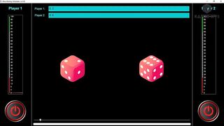 Dice Rolling Simulator MATLAB App | Roll for Victory! A Fun & Flexible Dice Game App for Two Players