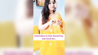 Meesho Saree Try on Haul Under Rs.1000/ #shorts #trending #viral