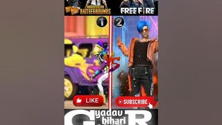 Free Fire Vs Pubg ???? Pubg Vs Free Fire ???? Tik Tok Shariya ???? #tiktok #trending #shorts #short #viral