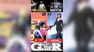 Free Fire Vs Pubg ???? Pubg Vs Free Fire ???? Tik Tok Shariya ???? #tiktok #trending #shorts #short #viral