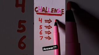 CHALLENGE|maths tricks|maths question|maths puzzle shorts|can you solve this??????#shorts#viral#maths