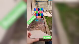 Bottle Rolling Down Stairs ASMR ???? TikTok Compilation #asmr #shorts#satisfying#bottleasmr#experiment