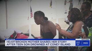 Mom of teen who drowned at Coney Island Beach speaks out: 'We saw him and we couldn't help'