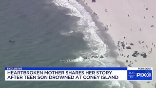 Mom of teen who drowned at Coney Island Beach speaks out: 'We saw him and we couldn't help'