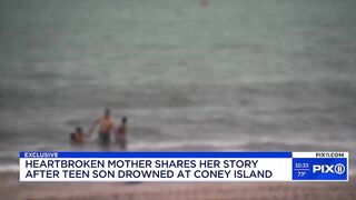 Mom of teen who drowned at Coney Island Beach speaks out: 'We saw him and we couldn't help'