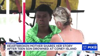 Mom of teen who drowned at Coney Island Beach speaks out: 'We saw him and we couldn't help'