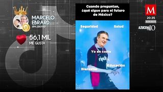 Marcelo Ebrard es el favorito en Tik Tok, Xóchitl Gálvez en Twitter y Sheinbaum en Instagram