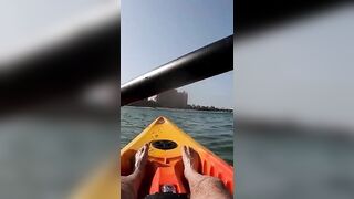 Kayaking in Palm Jumeirah Dubai, UAE ????????