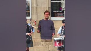 Scotland the Brave pipe and drum #scotland #youtube #youtuber #travel #shorts