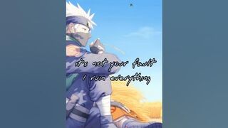 Angels like you- Miley Cyrus #anime #kakashi #trend #shorts