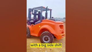 Off-road forklift true four-drive power, flexible work