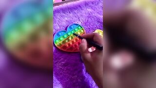 Pop it #asmr satyfing relaxing fidget toy simple dimple TikTok compilation #popit