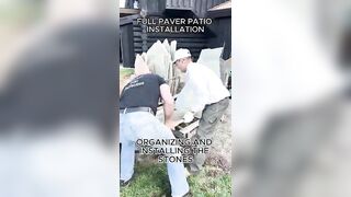 Paver Patio Installation Compilation and Final Result! | Mark Buckner Group Realtor in Chicago, IL