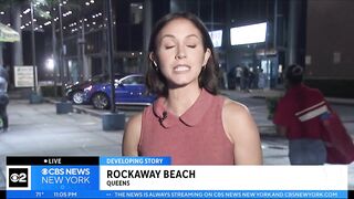 Woman in critical condition after being bitten by shark off Rockaway Beach