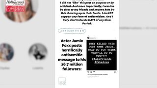 Jamie Foxx Apologizes For Instagram Post That Drew Accusations of Antisemitism | THR News