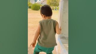 Travel Beautiful Pakistan Faisal Mosque Islamabad Capital City ???????????? Cute Baby Zoya ❤️ #shorts #baby