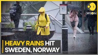 Travel chaos as storm 'Hans' strikes Sweden, Norway | World News | WION