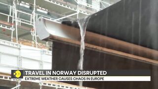 Travel chaos as storm 'Hans' strikes Sweden, Norway | World News | WION