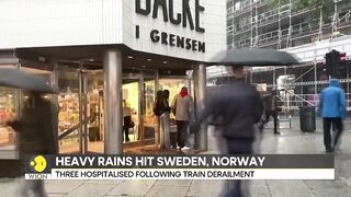 Travel chaos as storm 'Hans' strikes Sweden, Norway | World News | WION