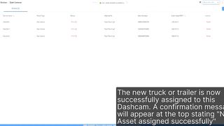 How to Edit a Truck or a Trailer assigned to a Dashcam