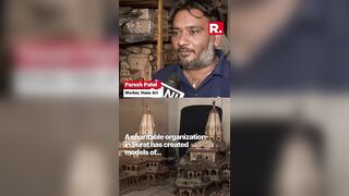 Charitable Organisation In Surat Makes Models Of Ram Mandir In Ayodhya