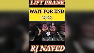 ।CELEBRITY PRANK IN LIFT????????। ।RJ NAVED। #viral #shorts #prank #comedy #trending @rjnavedofficialll