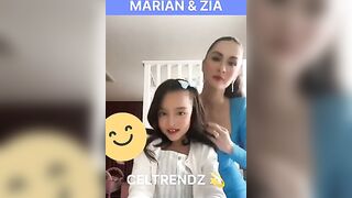 PRETTY MARIAN AND ZIA DANTES TIKTOK #shorts #marianrivera #ziadantes #tiktok #celebrity