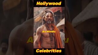 Hollywood celebrities as Hindu #shorts #rdj #tomcruise #willsmith #bradpitt #hollywood #celebrity