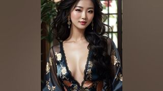 Seductively Sophisticated: Luxury Lingerie on Exquisite Asian AI Models