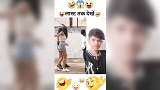 Prank with Twist ???? The Most viral video tiktok | Funny prank on girls #reelitfeelit #shorts #prank