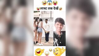 Prank with Twist ???? The Most viral video tiktok | Funny prank on girls #reelitfeelit #shorts #prank