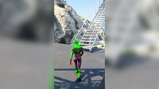 GTA 5 Epic Ragdolls/Spiderman Funny Compilation #498 (GTA5, Euphoria Physics, Funny Moments) #shorts