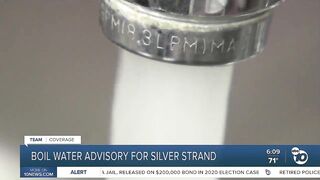 Boil Water Advisory issued for Silver Strand area of Coronado, Imperial Beach