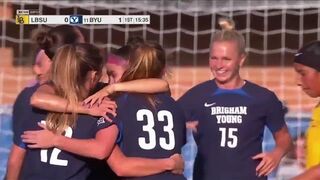 BYU Women's Soccer vs Long Beach Game Highlights