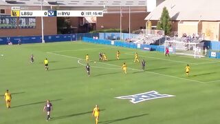 BYU Women's Soccer vs Long Beach Game Highlights