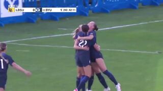 BYU Women's Soccer vs Long Beach Game Highlights