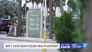 Health advisory issued for Ben T. Davis Beach over fecal pollution