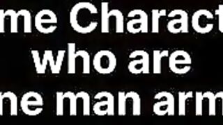 Anime Characters who are one man army????#goku #saitama#anos#rimuru#kira #madara#gojo#ichigo#eren#luffy