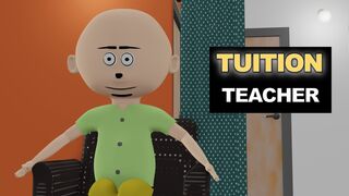 LET'S SMILE JOKE - TUITION TEACHER | Funny Cartoon Comedy | School Classroom Jokes