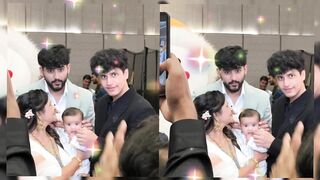 Abhishek Malhan Celebrity Moment At Asher's Grand Chola Caremony With Family !