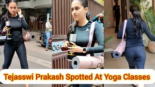 Beauty Queen ???? ???? Tejasswi Prakash At Yoga Classes