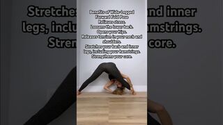 Benefits of forward fold yoga pose #shortsvideo #viral #yoga #stretching #folding #legday