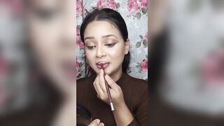 Latte Makeup look Challenge ???????? #lattemakeup #shorts #rupalikeshu #youtubeshorts