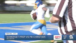 Palm Beach Christian falls to Somerset Prep in opener