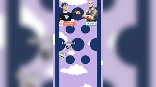 the rock vs mrbeast #shorts #mrbeast #rock #games