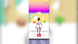 Twerk Race, levels 53, ASMR Satisfying Mobile Games, #shorts #asmr #asmrvideo #mobile