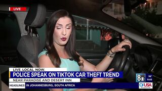 'It was gone,' Metro police speak on TikTok car theft trend as more people fall victim in Las Vegas