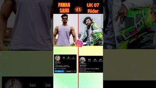 pawan sahu vs uk 07 rider ???? compilation video #shorts #pawansahu #uk07rider #trending