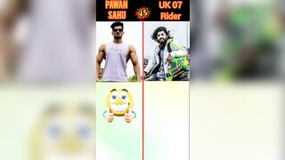pawan sahu vs uk 07 rider ???? compilation video #shorts #pawansahu #uk07rider #trending