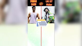 pawan sahu vs uk 07 rider ???? compilation video #shorts #pawansahu #uk07rider #trending